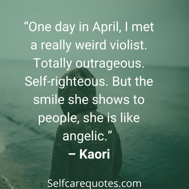 your lie in april quotes – Kaori