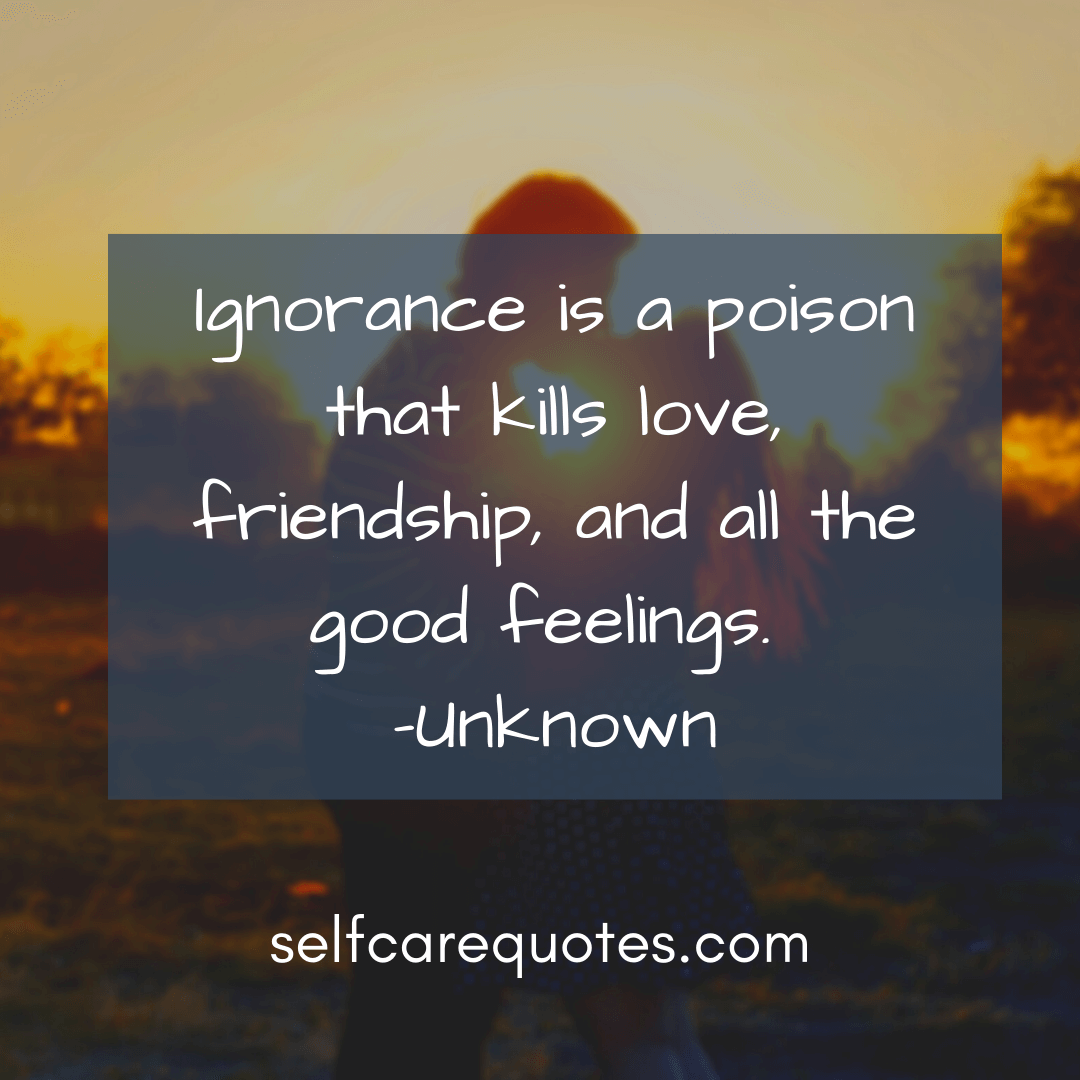 Ignorance in Love quotes