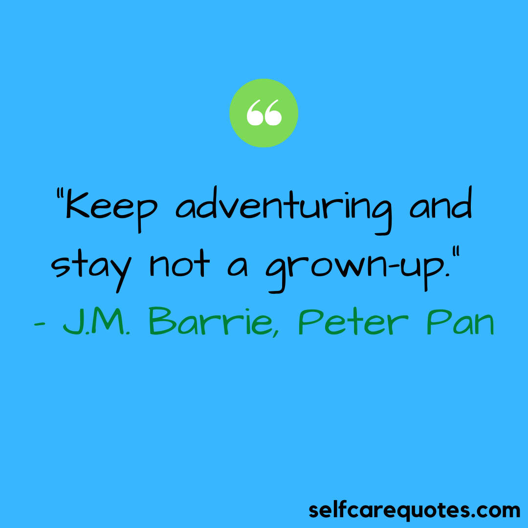 Peter Pan quotes about adventure