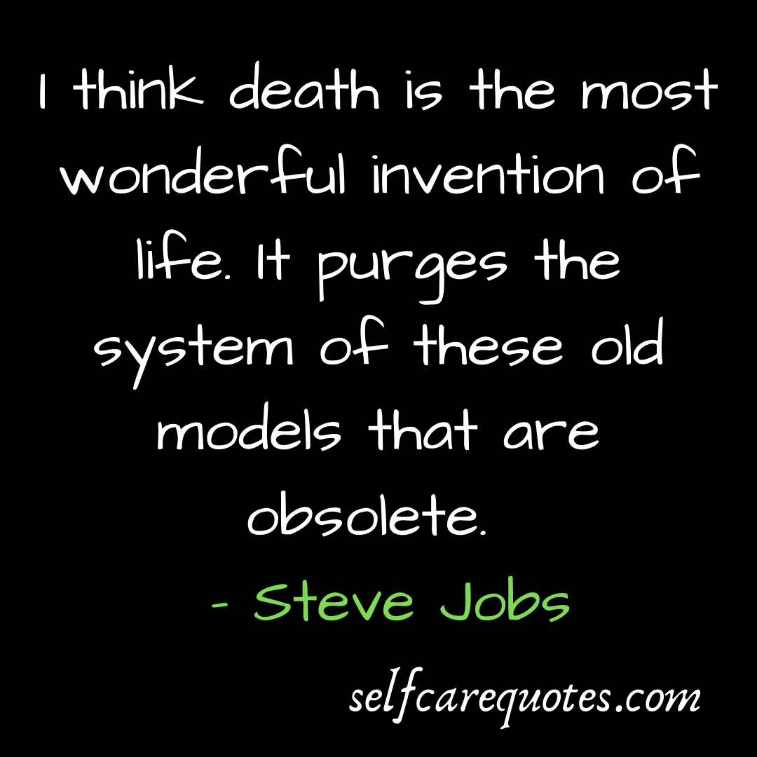 Steve Jobs quotes on death