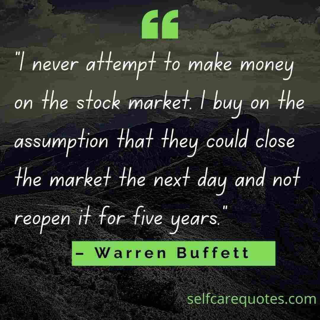 Warren Buffett Quotes about Stocks and Life