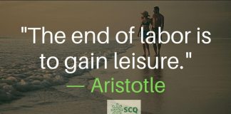 The end of labor is to gain leisure. — Aristotle — Leisure Quotes
