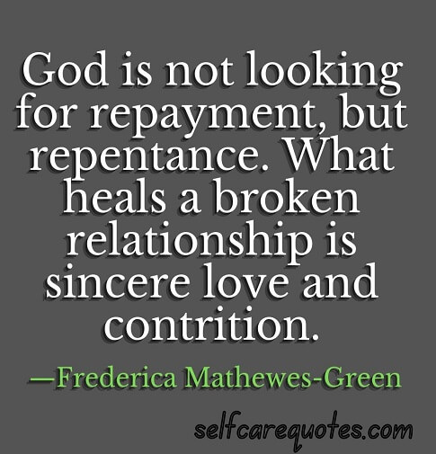 Repentance Quotes Love
