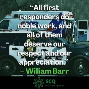First Responders quotes thank you frontliners
