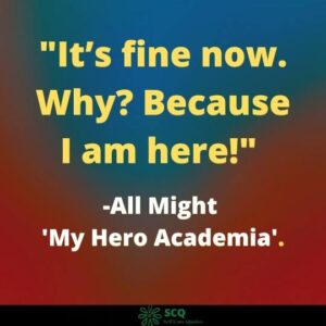 all might quotes funny