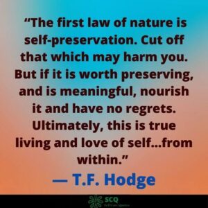 quotes and sayings about self-preservation